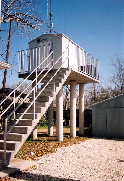 Storm Shelter On Piers
